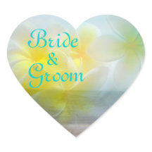 Mariage Tropical Haven Bride & Groom Plumeria