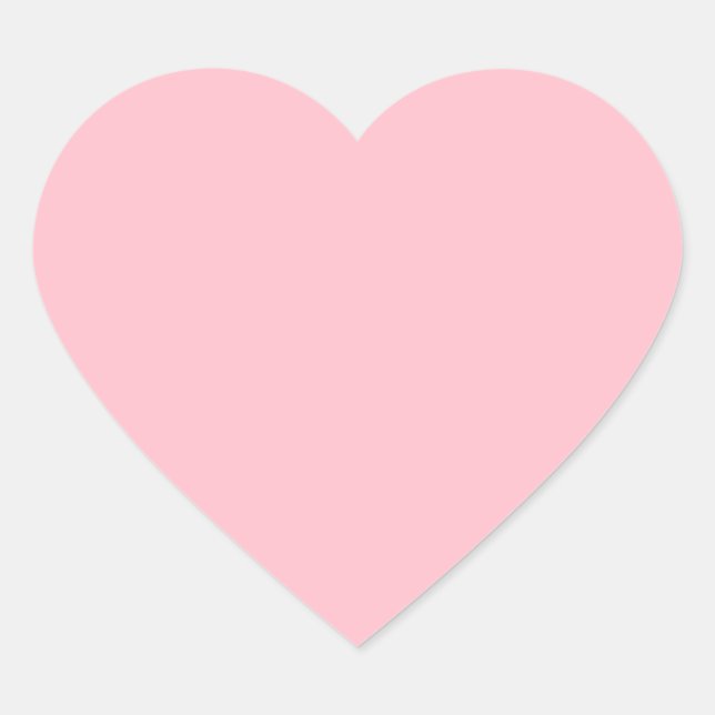 Sticker Cœur Matte rose (Devant)