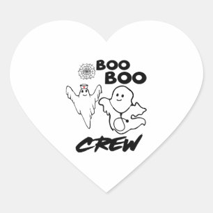 Sticker Cœur Médecins d'Halloween