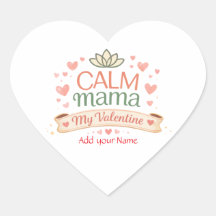 Meilleure Maman Calme Maman Saint-Valentin Cœurs A