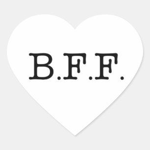 Sticker Cœur Meilleurs amis pour toujours