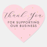 Merci Pour Soutenir Nos Points D'Affaires Rose