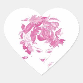 Sticker Cœur Mère Nature