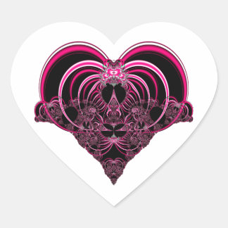 Sticker Cœur Modèle en forme de coeur