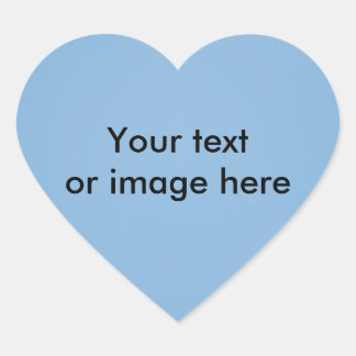 Sticker Cœur Modèle photo ciel bleu clair
