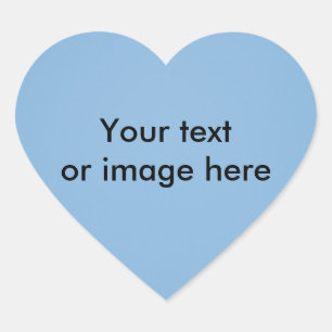 Sticker Cœur Modèle photo clair de ciel bleu