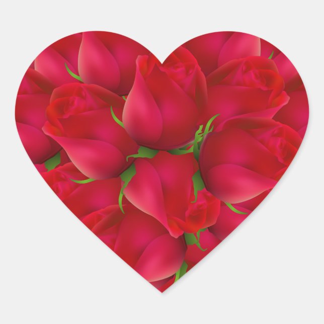 Sticker Cœur Moderne Tendance Élégant Meilleur Amour Populaire  (Devant)