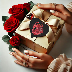 Sticker Cœur Mon coeur doux Rouge brillant Valentine Coeur Stic