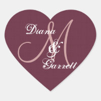 Monogramme Damas Mariage Bourgogne Tout V16 initia