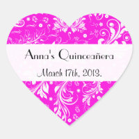 Motif Damas, Damas rose, Quinceanera