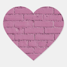 Mur en brique rose poudreux