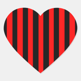 Sticker Cœur Noir de rubis