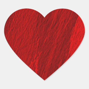 Sticker Cœur nuances diagonales Abstraites de conception rouge