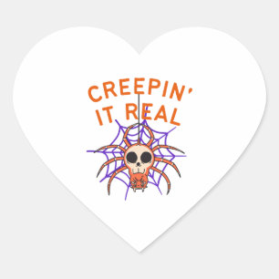 Sticker Cœur Occasion d'Halloween