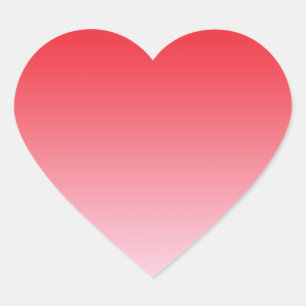 Sticker Cœur Ombre rouge