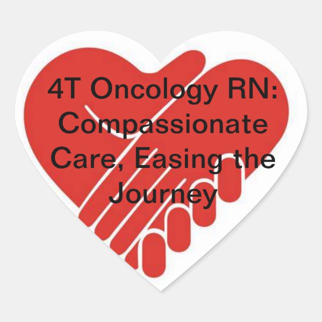 Sticker Cœur Oncologie 4T RN (Devant)