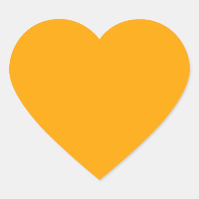 Sticker Cœur Orange (Devant)