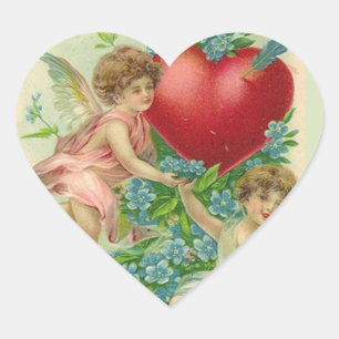 Sticker Cœur Oublie-moi le noeud Valentine