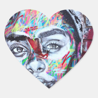 Sticker Cœur oxygène frais