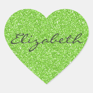 Sticker Cœur parties scintillant cool tendance dynamique néon v