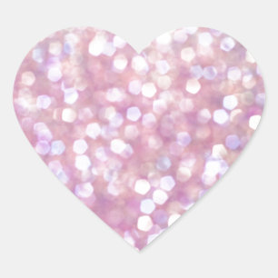 Sticker Cœur Parties scintillant de Bokeh souple