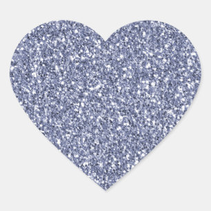 Sticker Cœur Parties scintillant Lilac violet