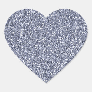 Sticker Cœur Parties scintillant violet Luxe