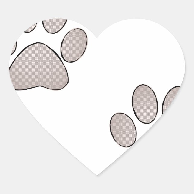 Sticker Cœur Pâtes (Devant)