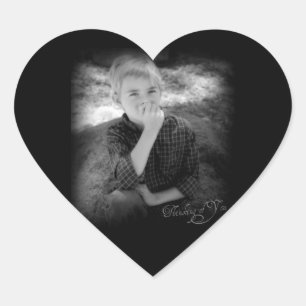 Sticker Cœur Pensez à vous