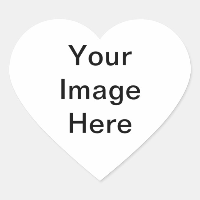 Sticker Cœur Personnalisable (Devant)
