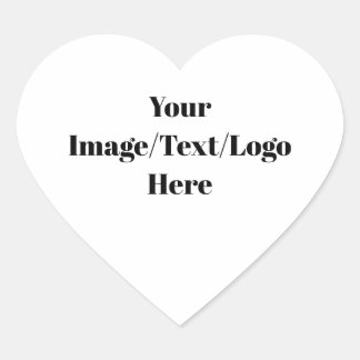 Sticker Cœur Personnalisez ou Customisez les Modèles vierges
