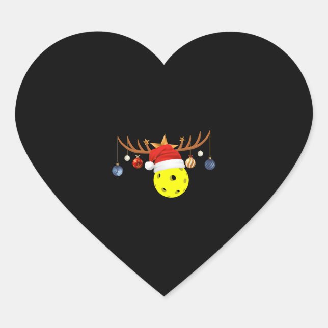 Sticker Cœur Pickleball 0 (Devant)