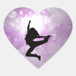Sticker Cœur Portée pour les étoiles