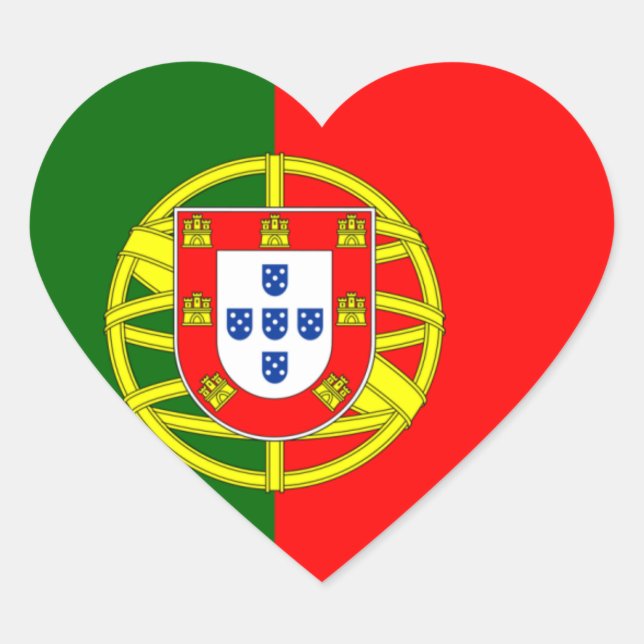 Sticker Coeur Portugal (Devant)