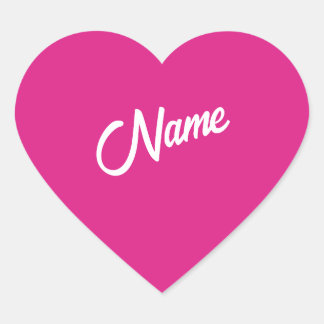Sticker Coeur pour Dollhouse Rose