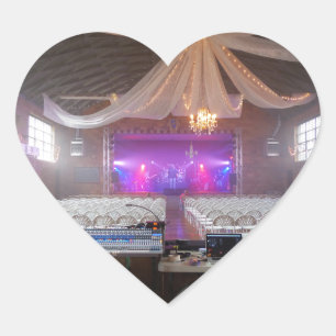 Sticker Cœur Prêt pour un concert