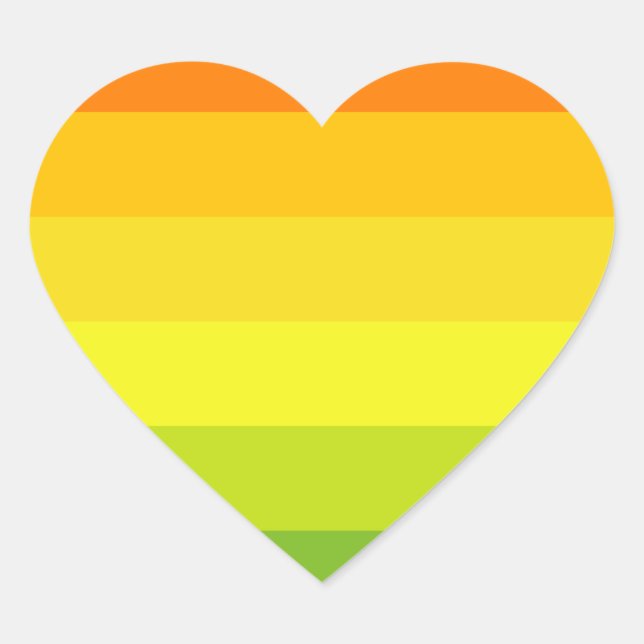 Sticker Cœur Pride Hermaphrodite (Devant)