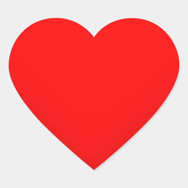 Sticker Cœur Red Heart Love (Devant)
