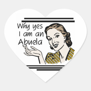 Sticker Cœur Retro Abuela Gits