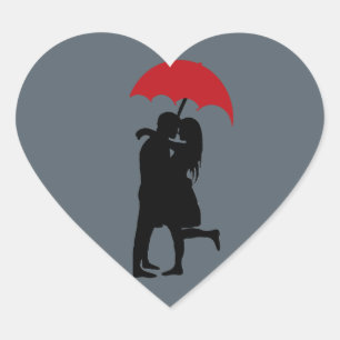 Sticker Cœur Romantique sans espoir