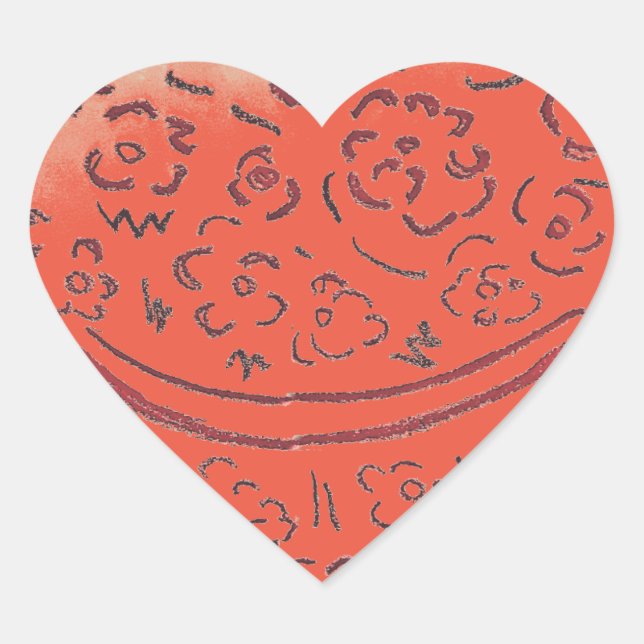 Sticker Cœur Rosas (Devant)