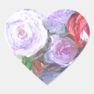 Sticker Cœur Rose