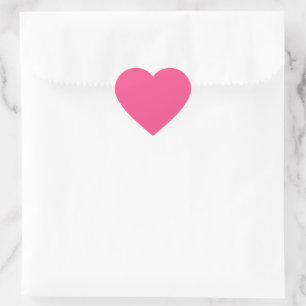 Sticker Coeur Rose Chaud