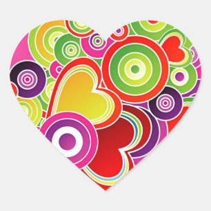 Sticker Coeur rose super