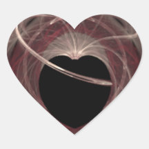 Rouge et rose fractionné Art fractal noir