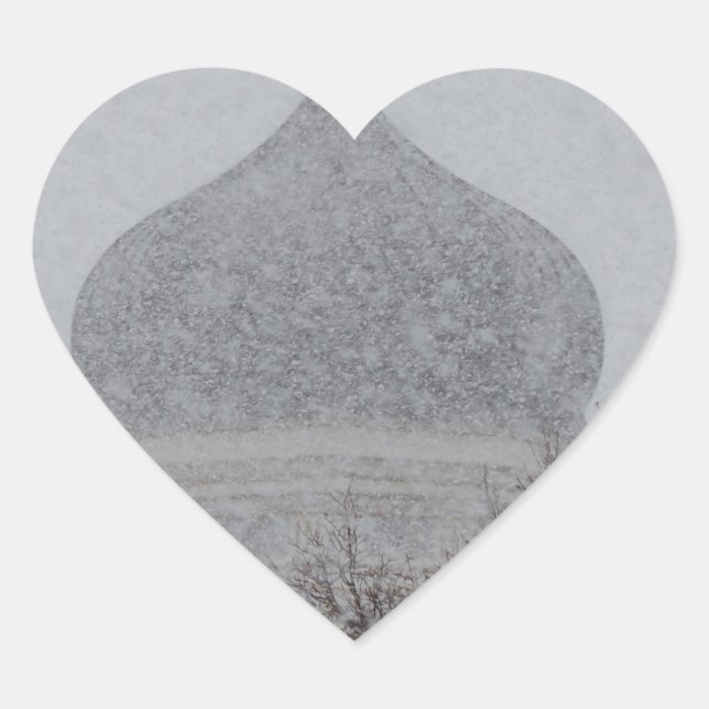 Sticker Cœur Russe Blizzard (Devant)