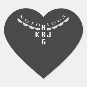 Sticker Cœur Ruth Ginsburg et Ketanji Jackson
