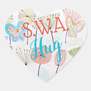 STICKER CŒUR S.W.A.K.