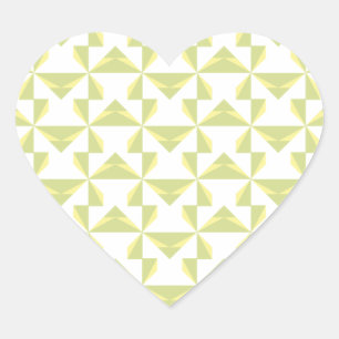 Sticker Cœur Sage Pinwheels