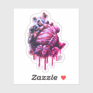 Sticker Coeur Saignant
